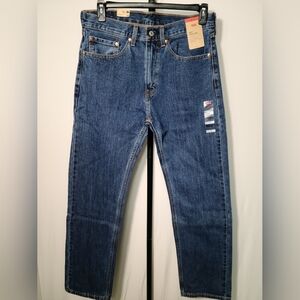 Levi's 505 Regular Fit Blue Jeans Men 34x32 NWT